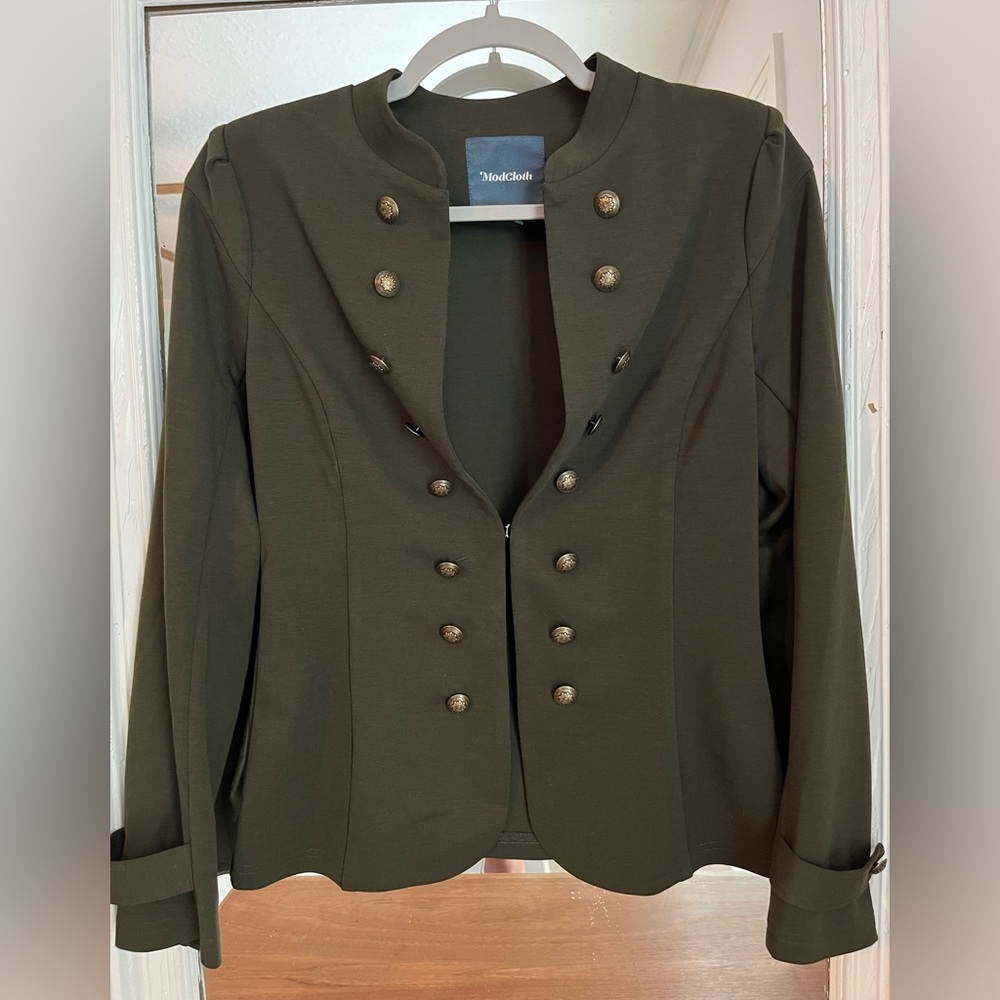 ModCloth Military Style Jacket Size Small